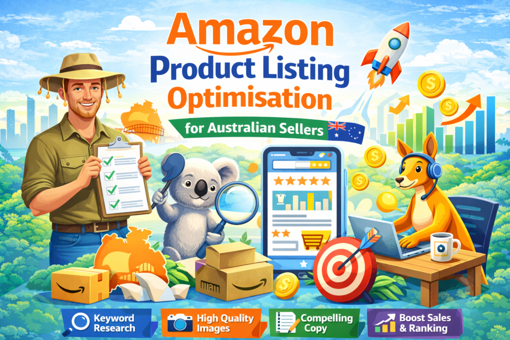Amazon product listing services for Australian marketplace sellers